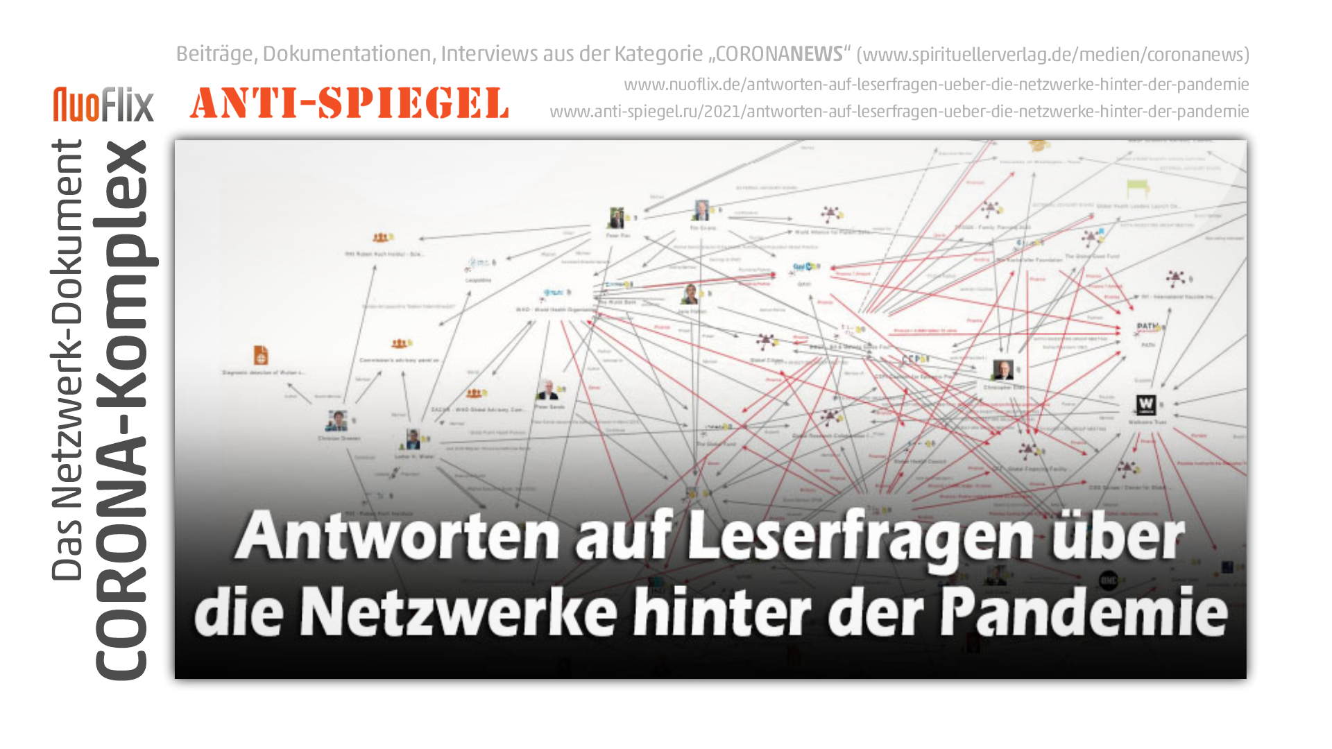 Antworten auf Leserfragen über die Netzwerke hinter der Pandemie