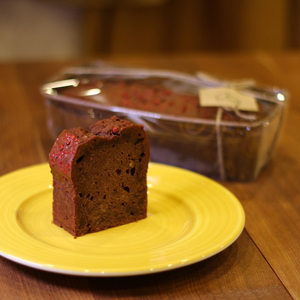りんごジャムとピンクペッパーのパウンドケーキ