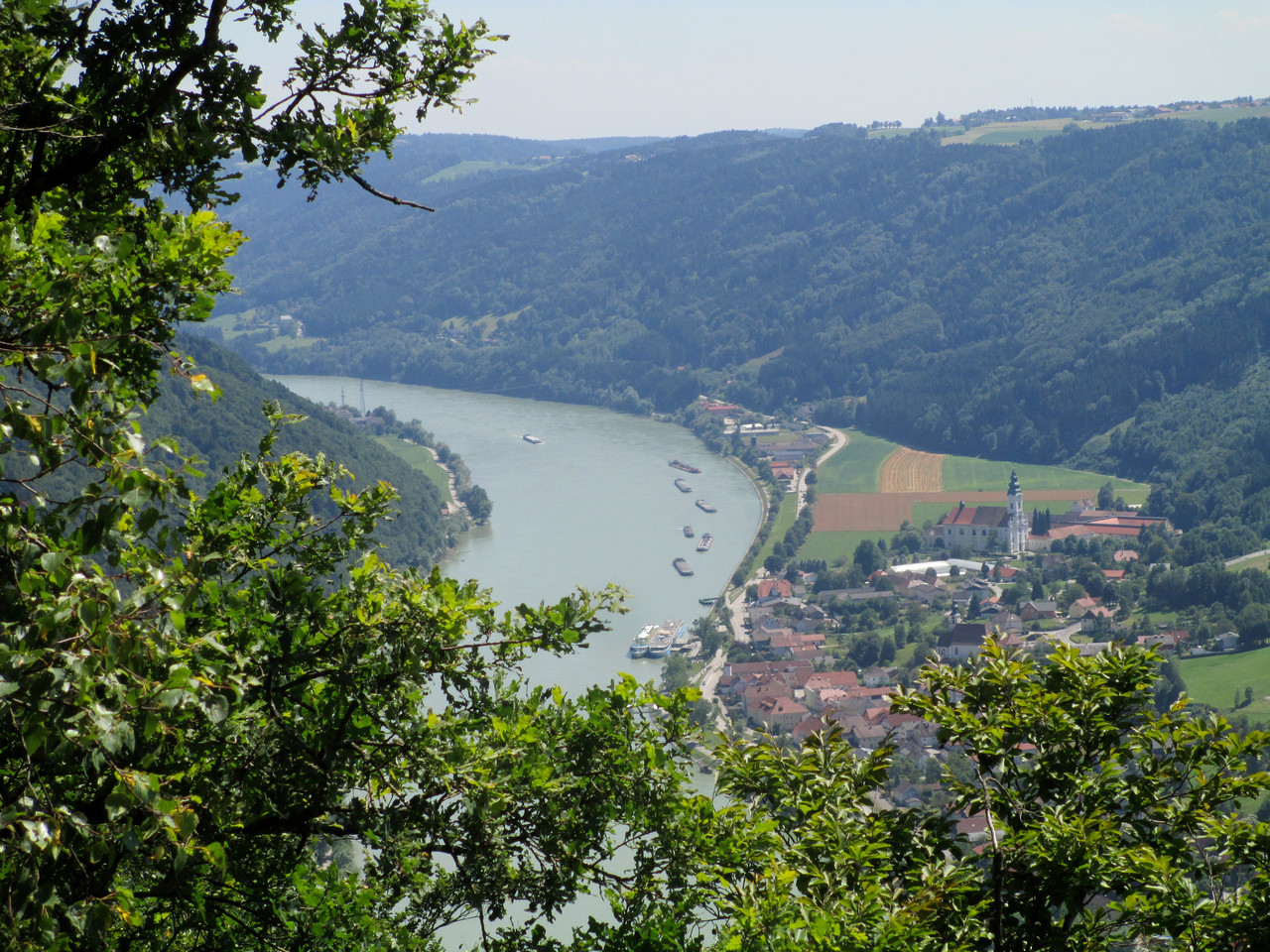 Donaublick vom Ebenstein