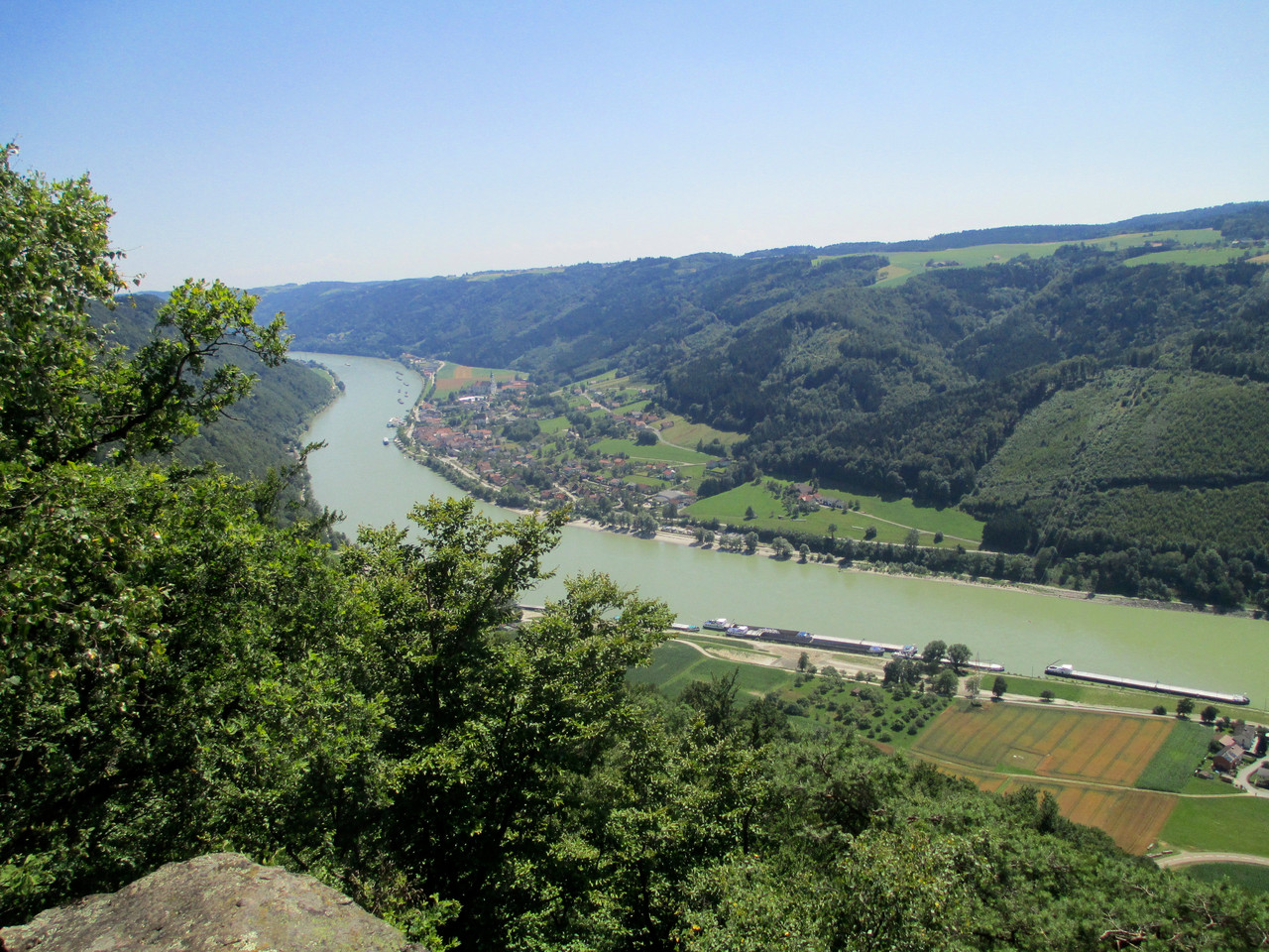 Donaublick vom Ebenstein