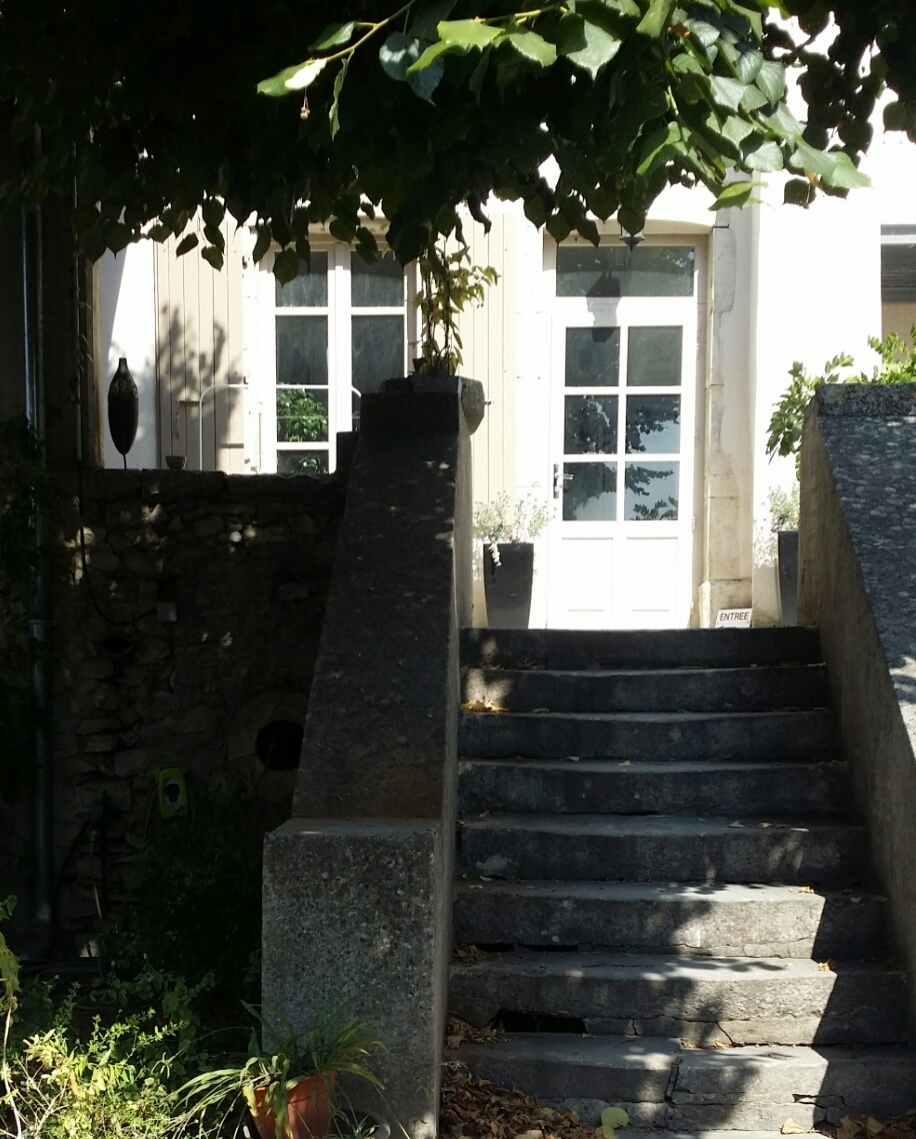 ..après l'avoir passée, vous arriverez dans un petit jardin qui vous mènera jusqu'à la salle d'attente.