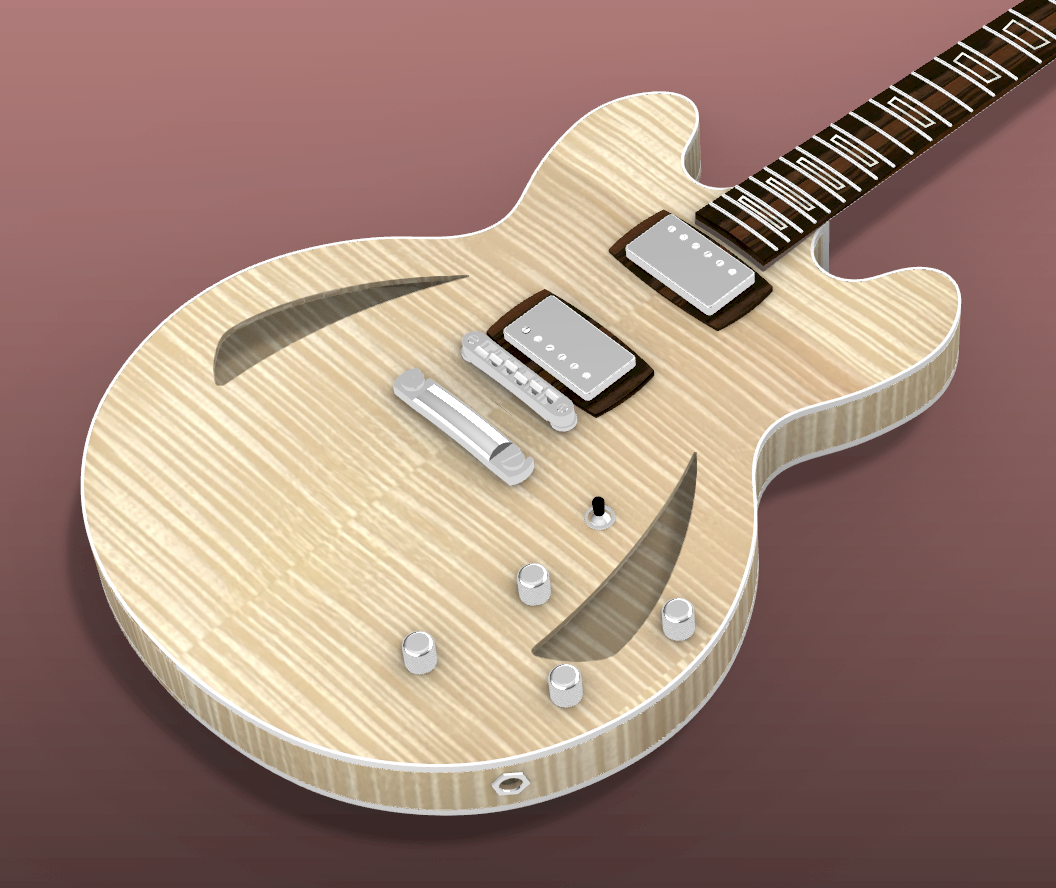 Artist impression of the body (without sunburst)