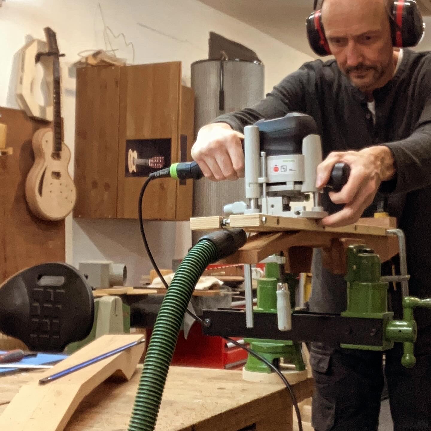 Routing the truss rod channel