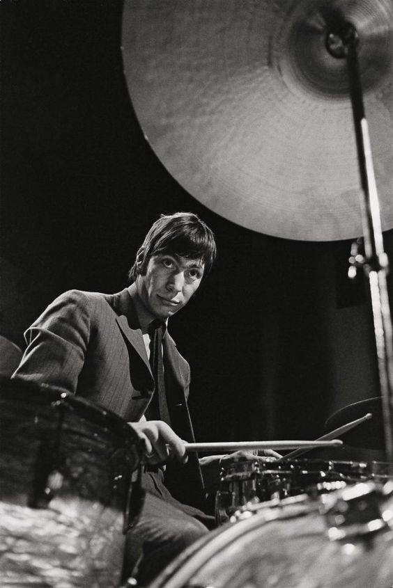 Charlie Watts with Drums Charlie Watts Jazz チャーリー・ワッツ ジャズ