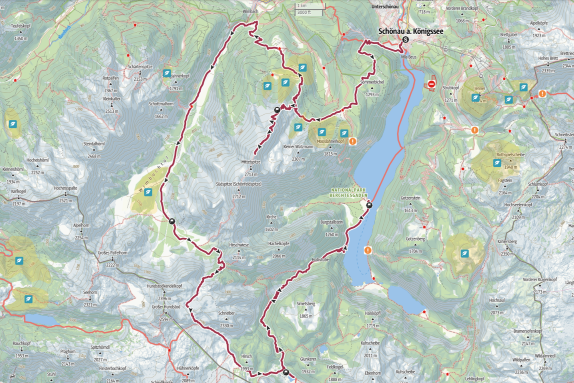 Watzmann Hüttentour 4 Etappen