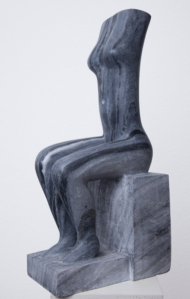 Female torso, sitting (65cm)