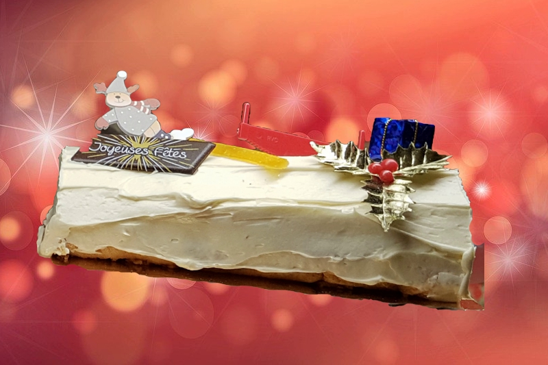 La Bûche crème au beurre Grand Marnier