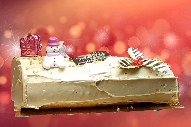 La Bûche crème au beurre praliné