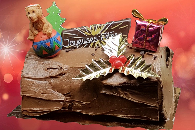 La Bûche crème au beurre chocolat