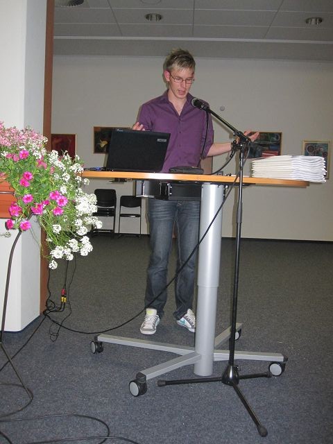 Schulsprecher Christopher Ostrowski