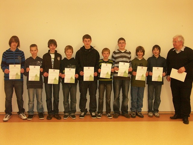 Gewinner des Mathematik-Wettbewerbs 2008