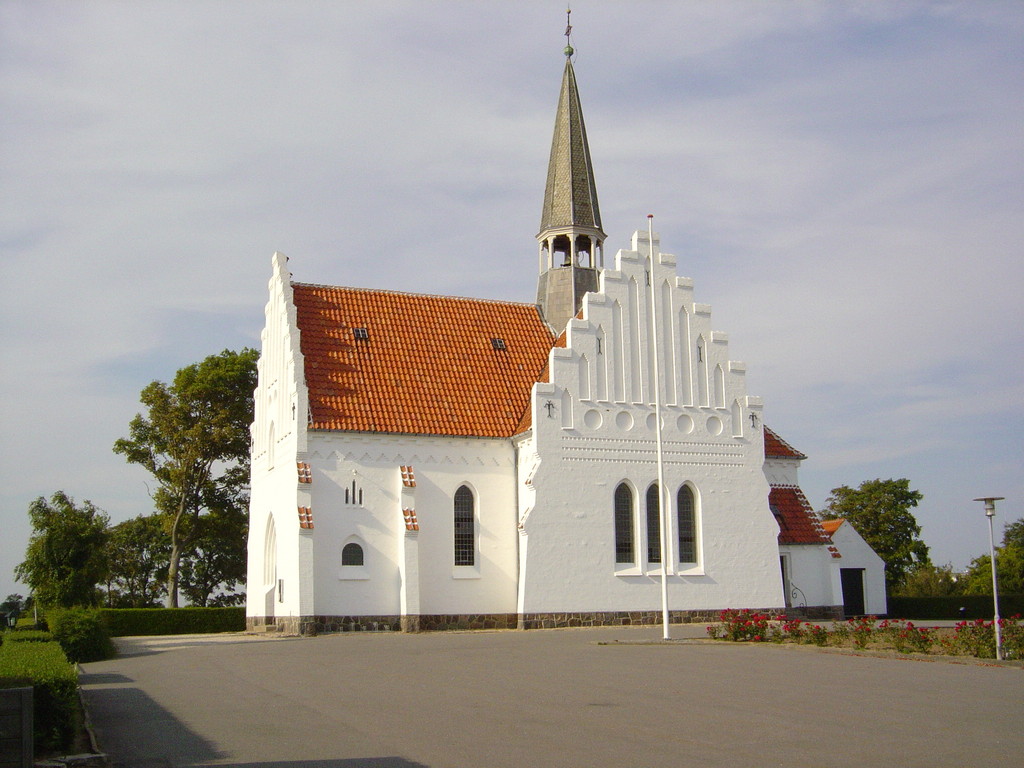 Markante Kirche in Bagenkop
