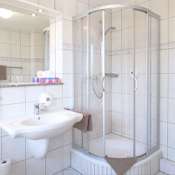 Komfort-Einzelzimmer Dusche