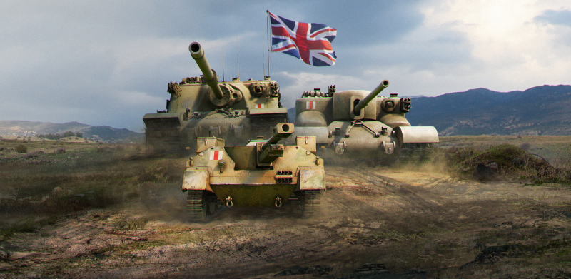 Línea anticarros británicos/ New line tanks Britain's 