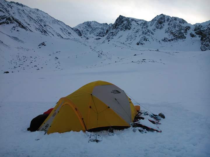 Campamento Veguitas -Cordon del Plata-Mendoza.