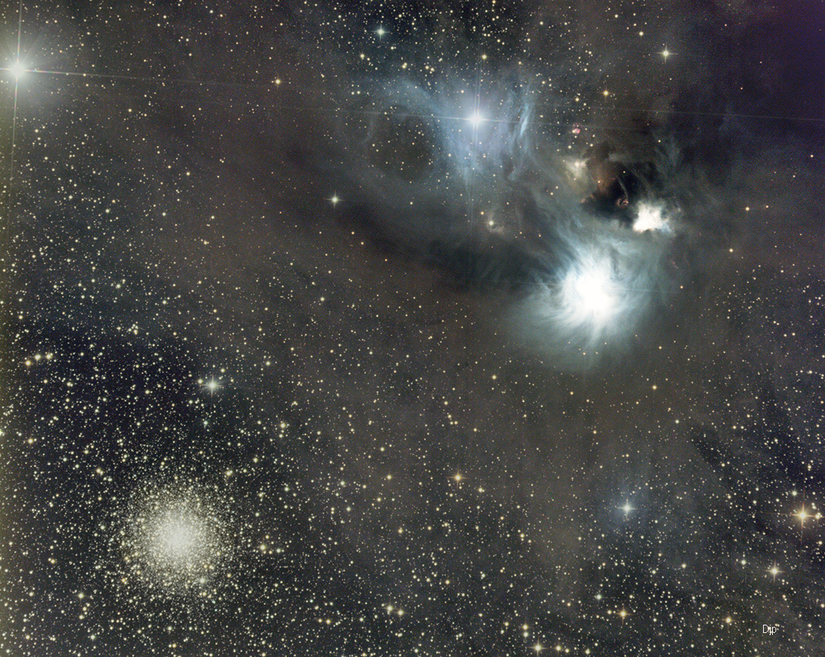 NGC 6327 (l'amas), NGC 6326 (la nébuleuse), Sadr Chili, T355, Jean-Paul