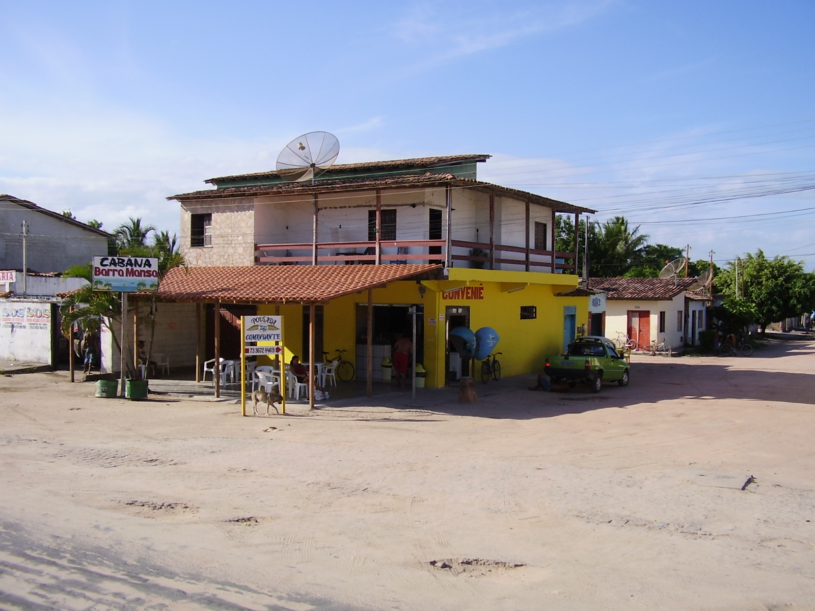"Pousada" (small hotel) in Cabrália