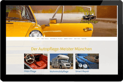 Webseite LEDI Autopflege in München