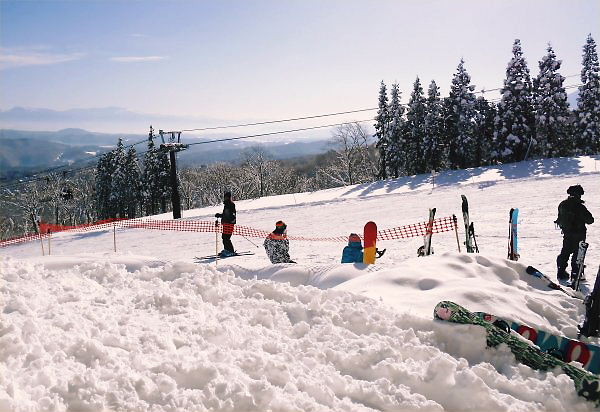 2014.01.03 赤倉観光ホテル脇のゲレンデ:The slope beside of Kanko Hotel
