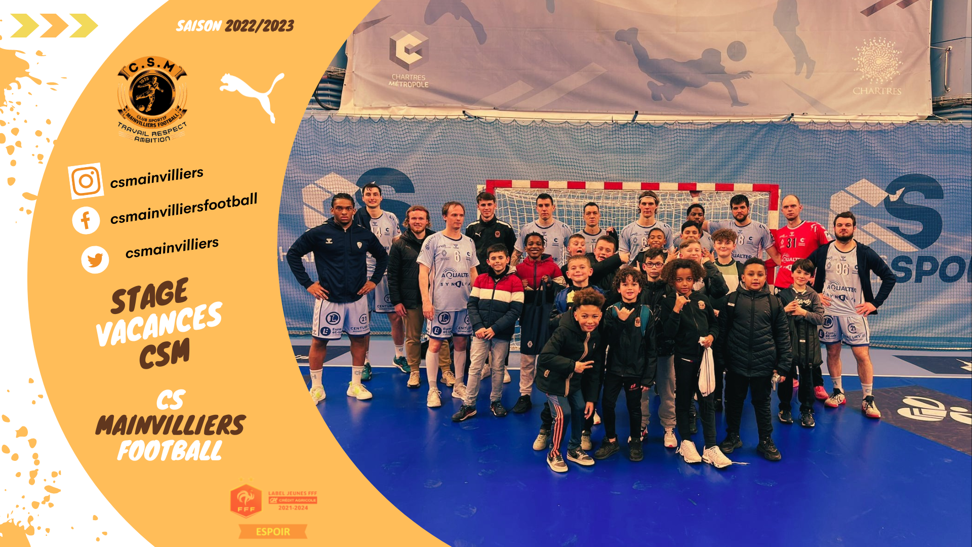 Stage Vacances Avril - CS Mainvilliers Football