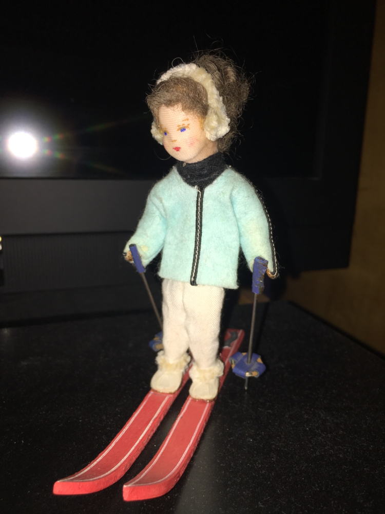 Erna Meyer Skifahrerin aus den späten 50ern