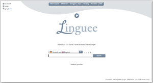 Linguee Webseite