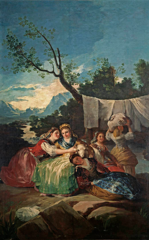 Les lavandières par Francisco de Goya 