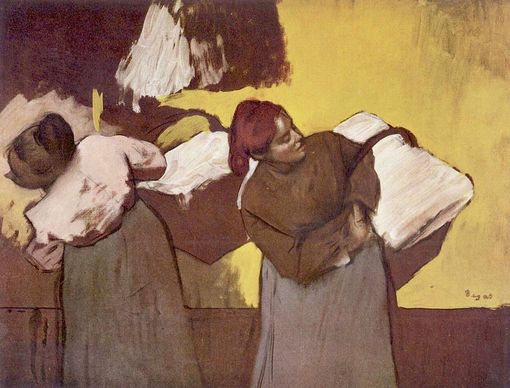 Les lavandières par Edgar Degas