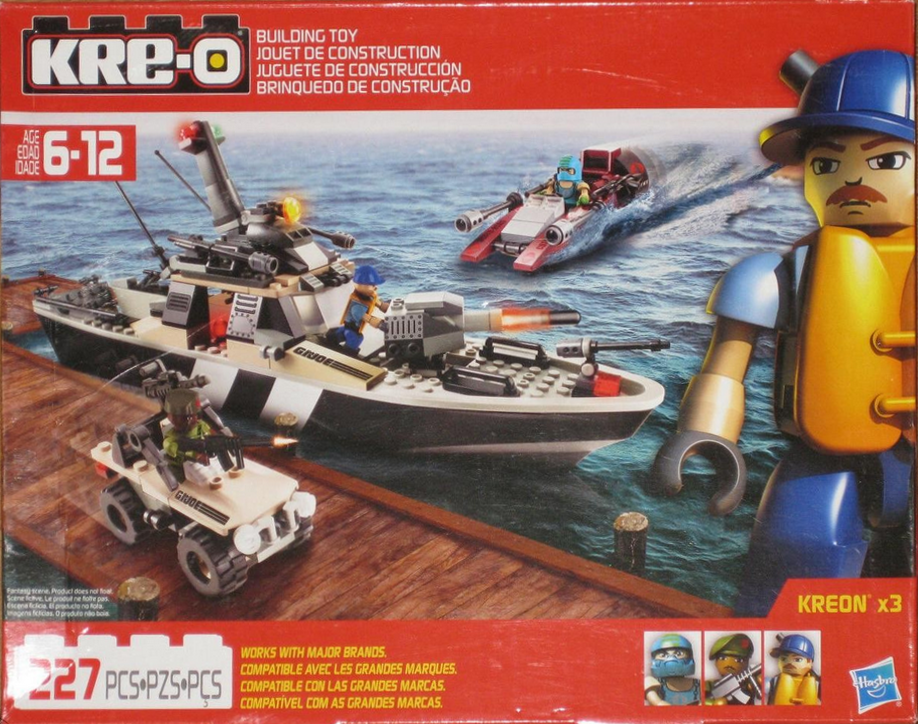 dollar general exclusive kreo kre-o thunderwave boat hasbro minifigures battleship g.i. joe gi kreon