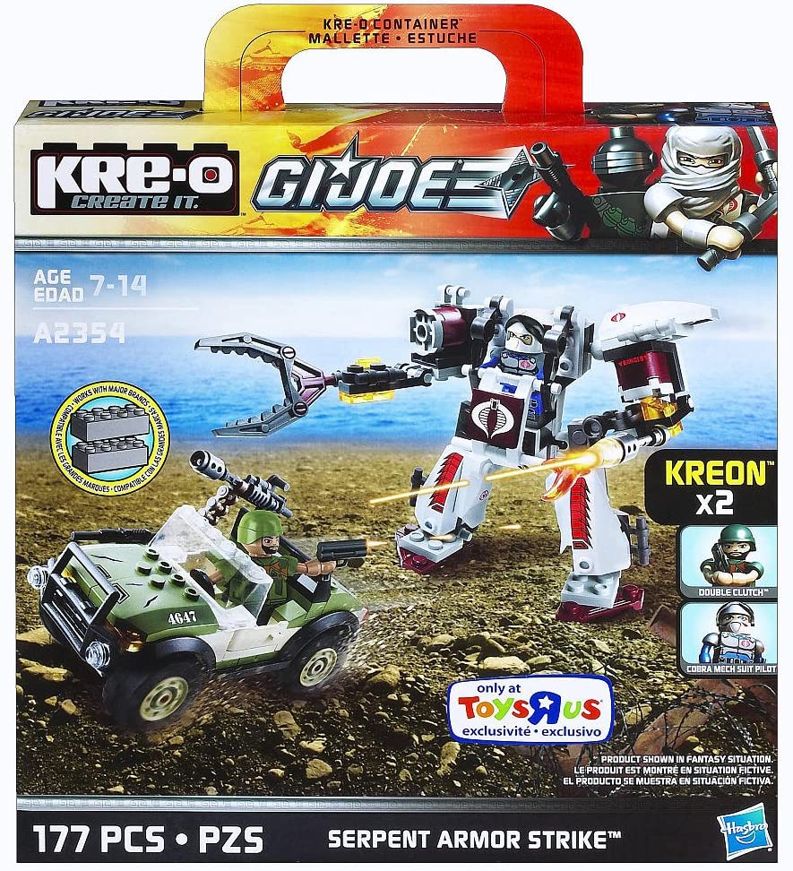 kre-o kreo Jeep Serpent Armor Strike G.I. Joe battleship lego