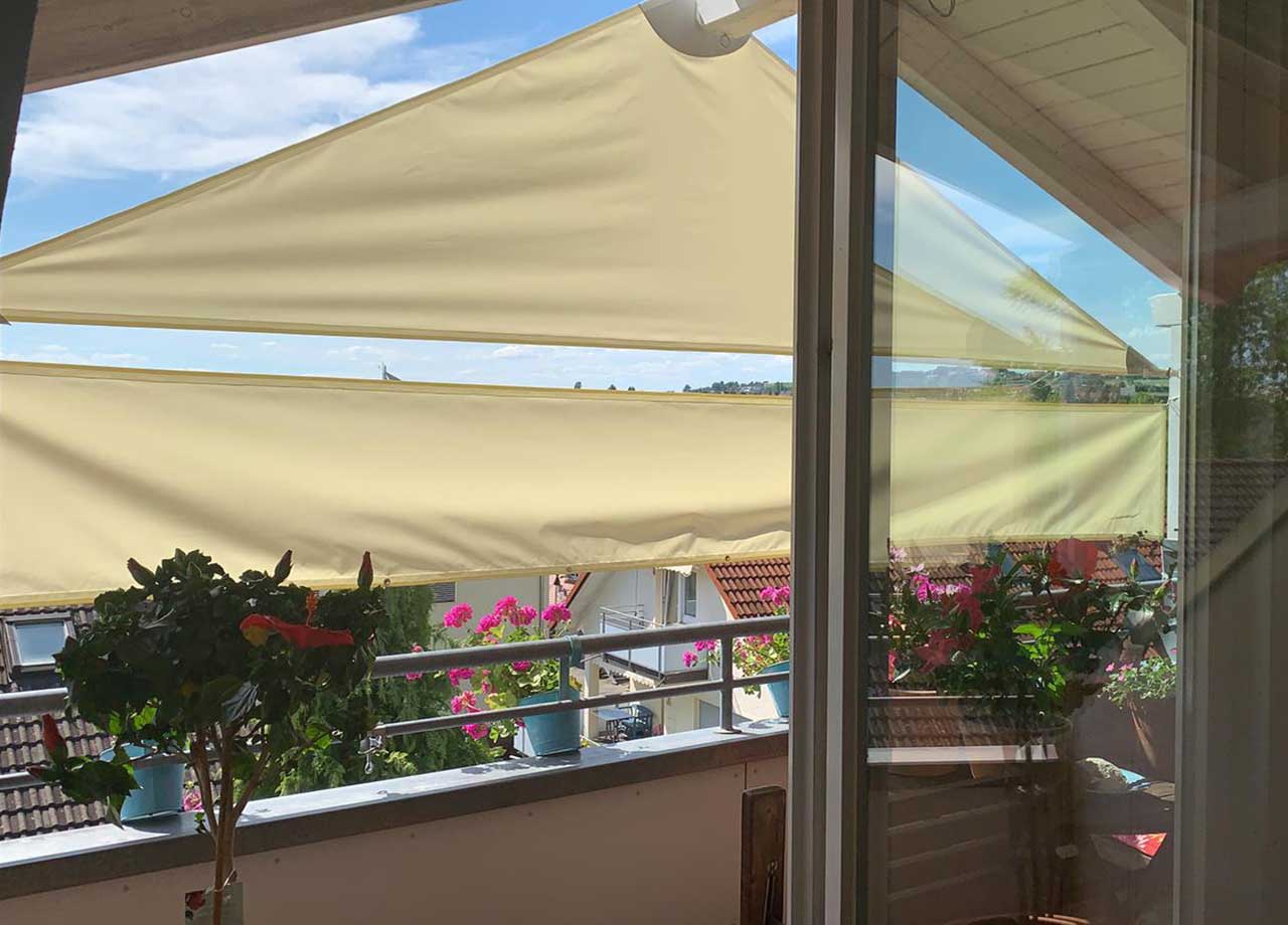 Sonnenschutzsegel Balkon Überlingen