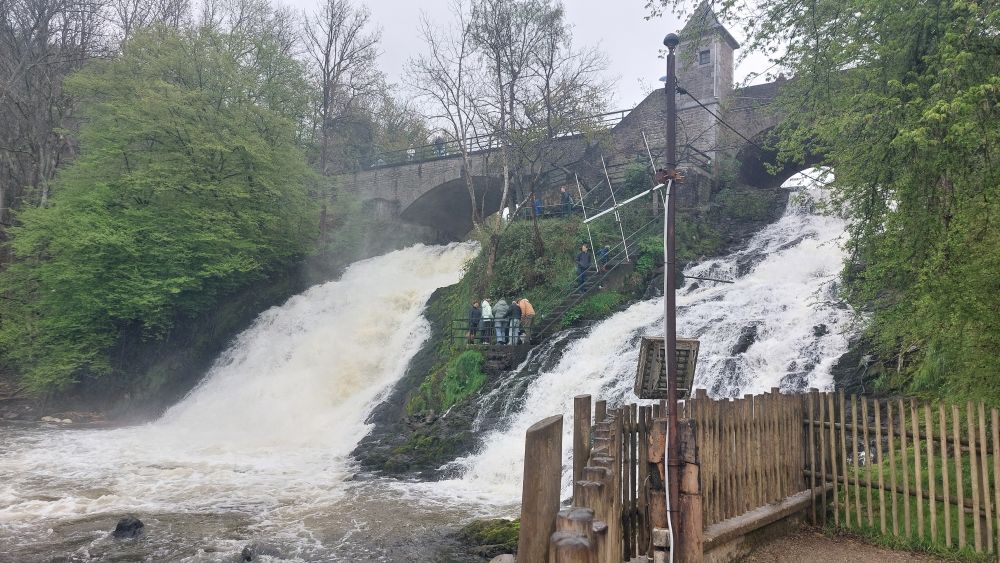Wasserfall von Stavelot/Belgien