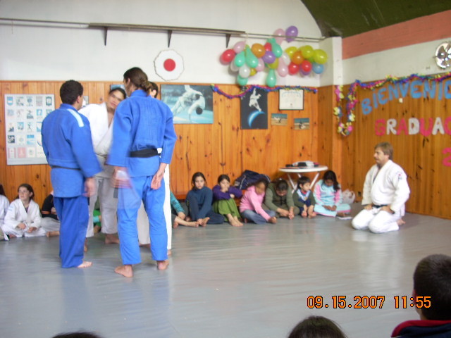 Examenes de graduación en el Polideportivo de Gesell