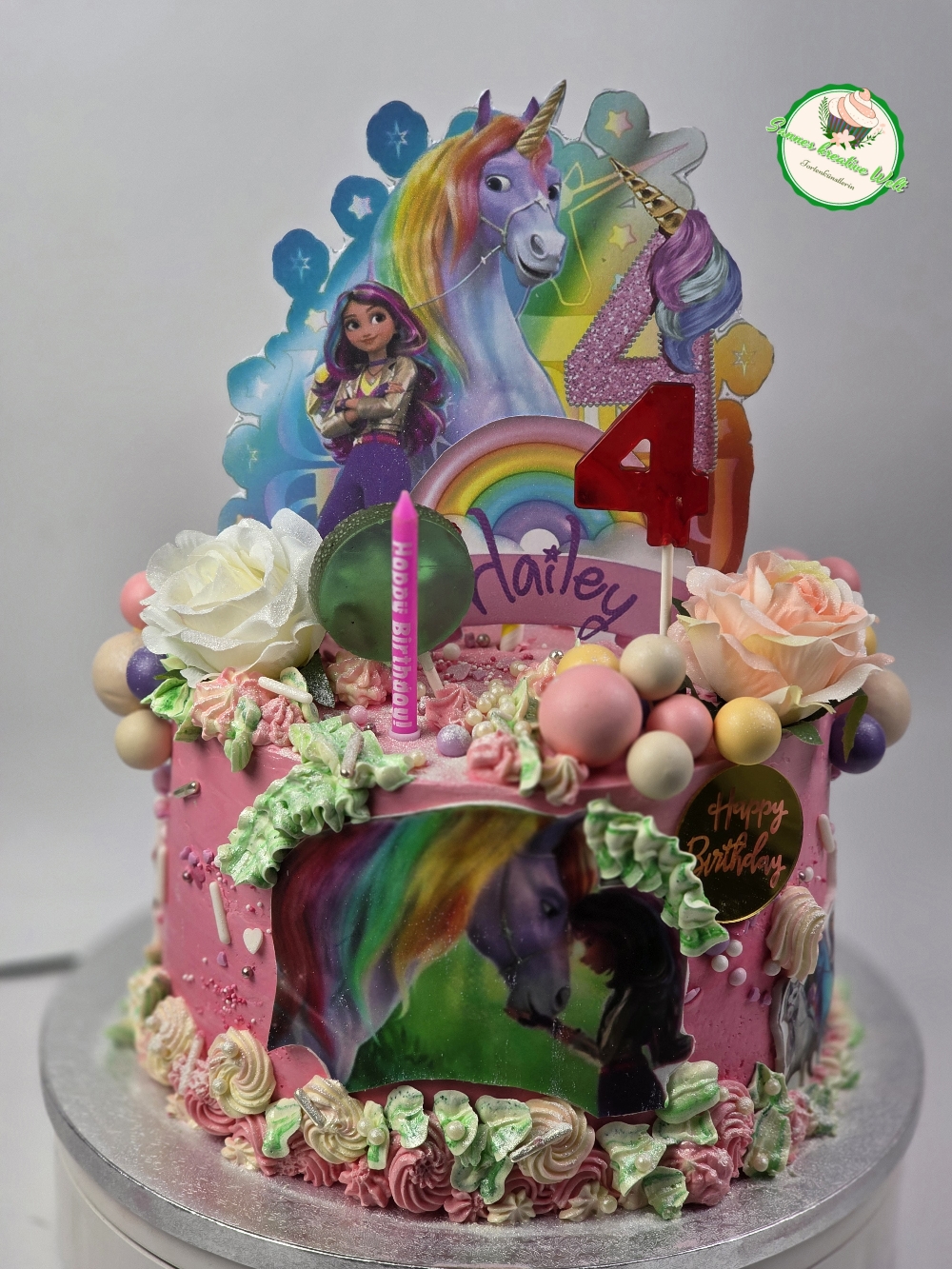 Unicorn Academy Cake 