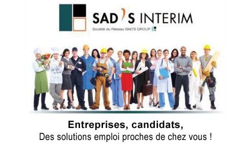 Sad's Intérim, pour travailler près de chez vous !