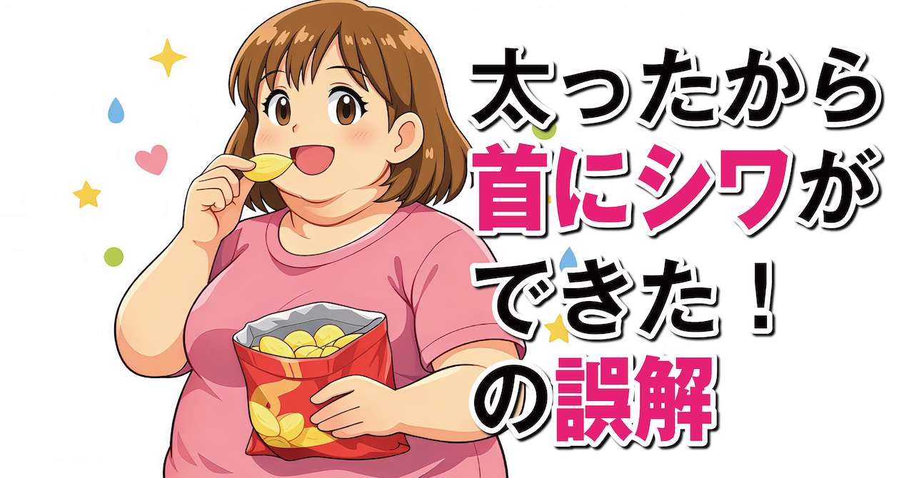 首のシワと「肥満」の関係性