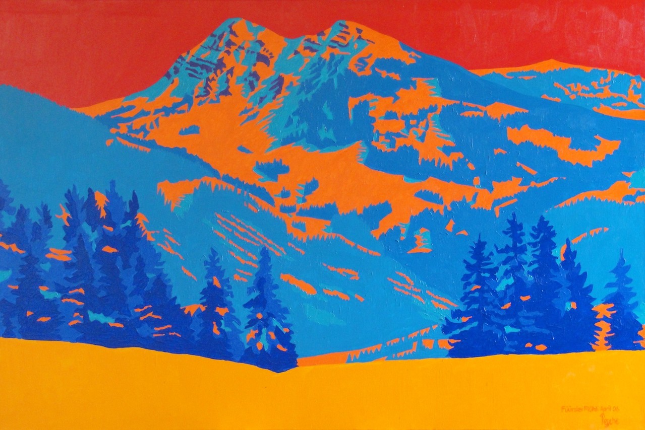 Füürstei, Flühli, April 2006, 120x80cm