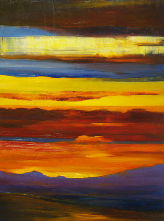 Sky Blanket - Oil on Panel - 40 x 30 inches