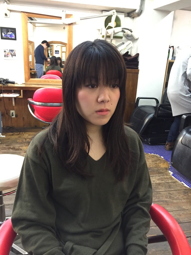 毎回こわばった顔で来店する久美子ちゃん 美容院 Yume Yui 夢結