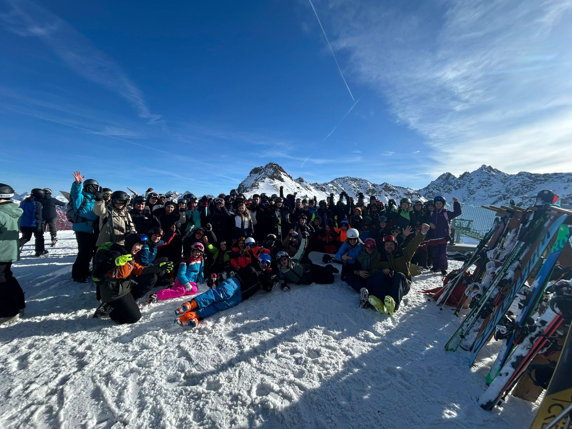Zwei Schulen, ein Berg – und sehr viele blaue Flecken