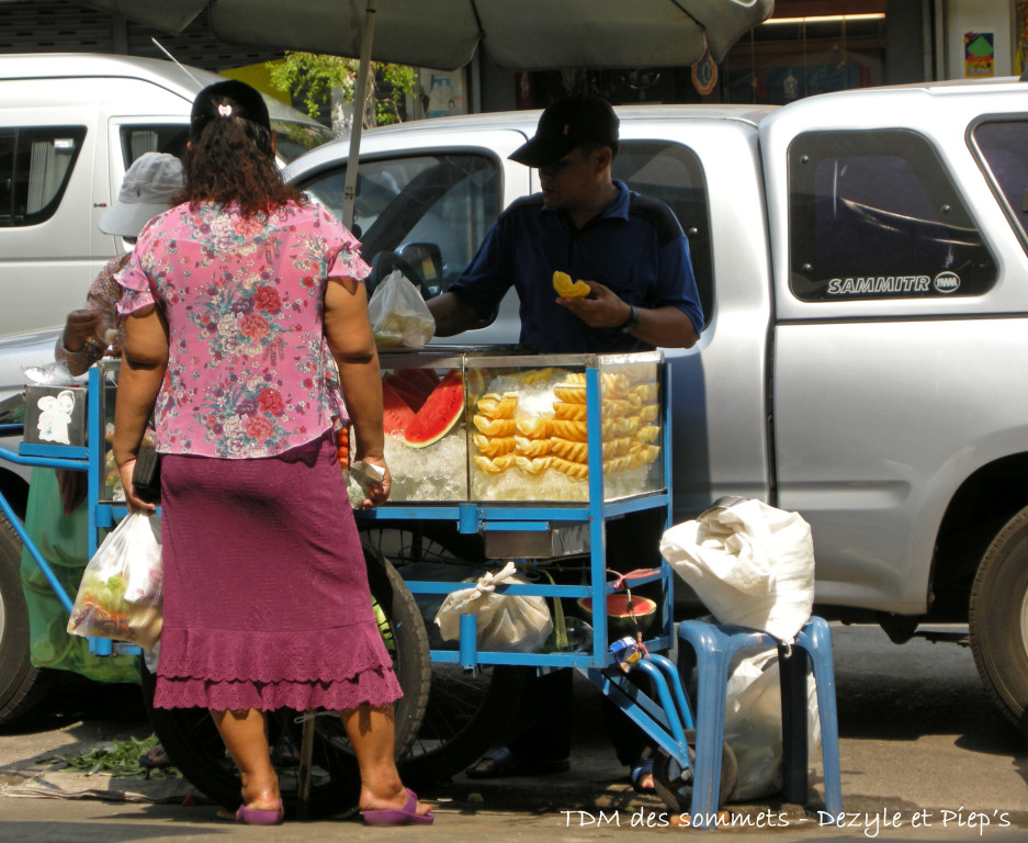 Vendeur de fruits