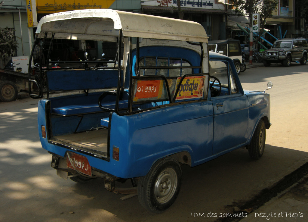 Blue taxi