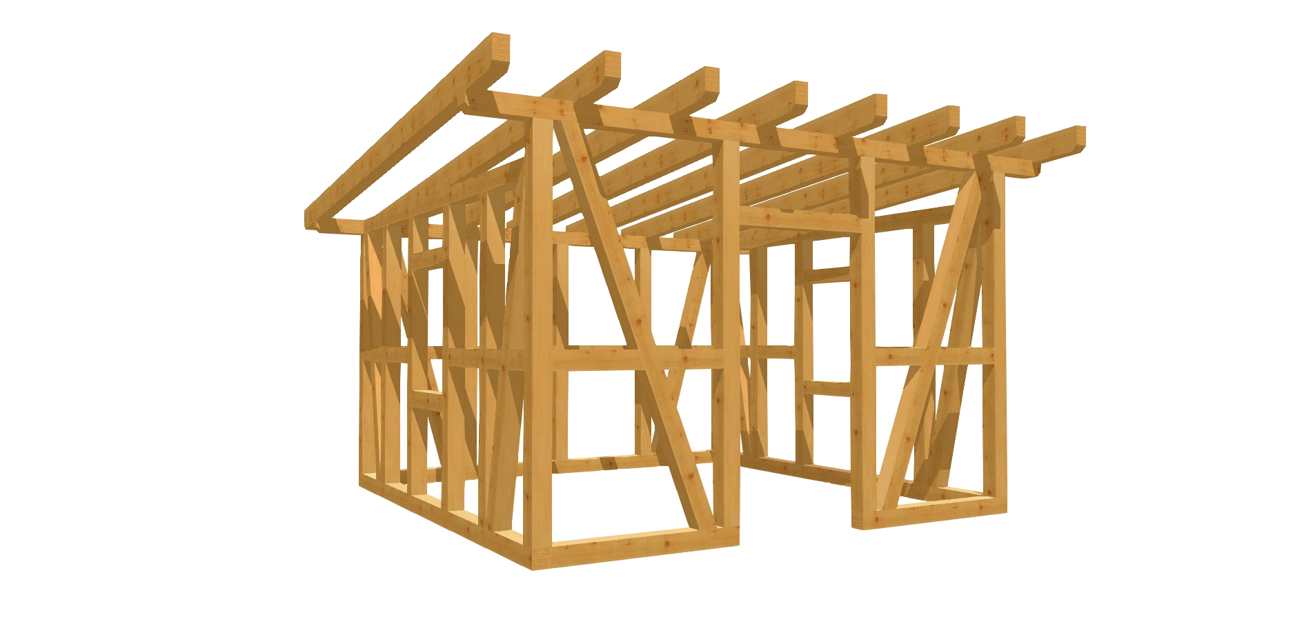 Kompaktes DIY-Gartenhaus – Optimal für kleine Flächen.