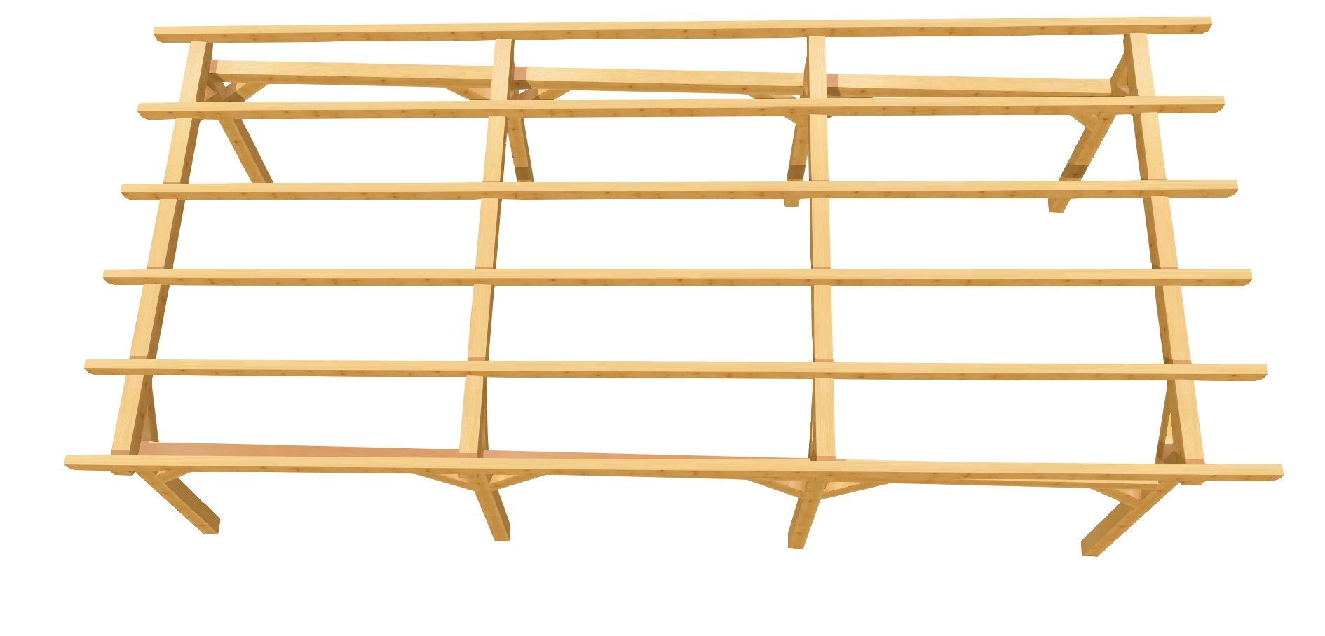 Schlichtes und modernes Carport-Design, wetterfest und langlebig, für DIY-Heimwerker