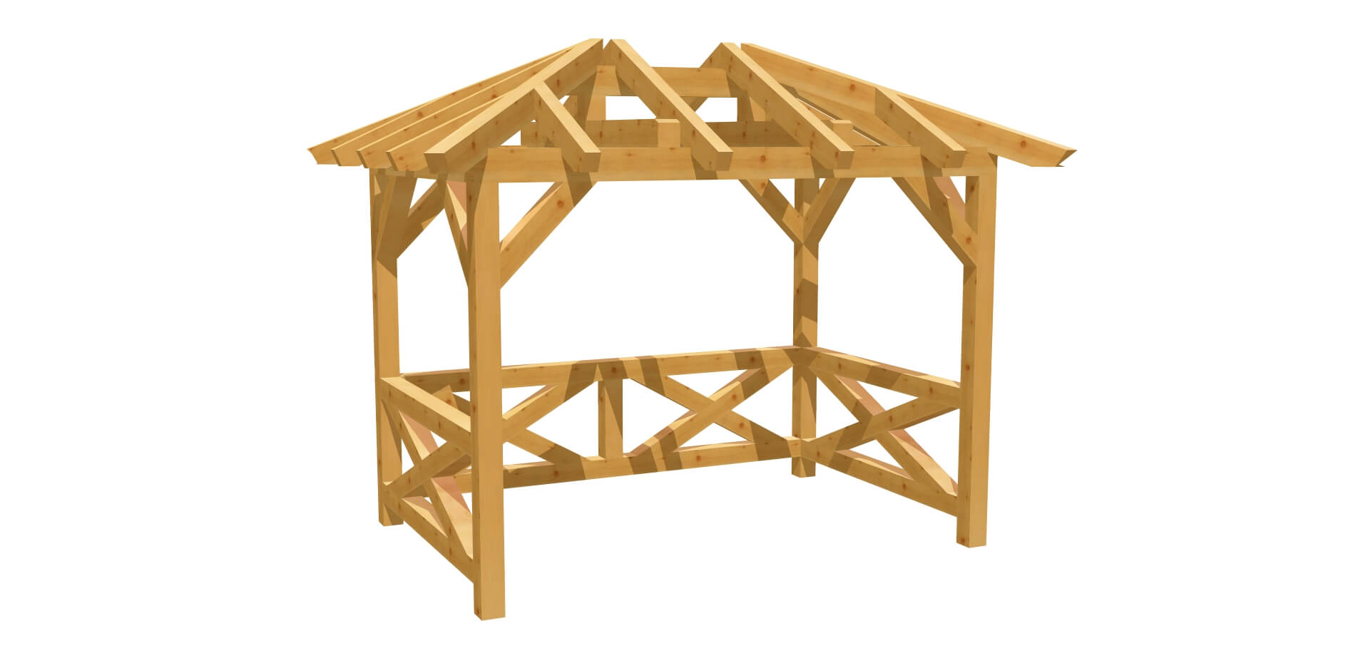 Holz Pavillon bauen