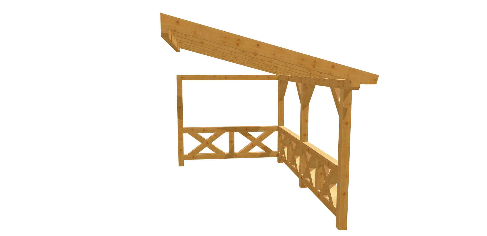 Holz Pergola Bauanleitung 6m x 4m