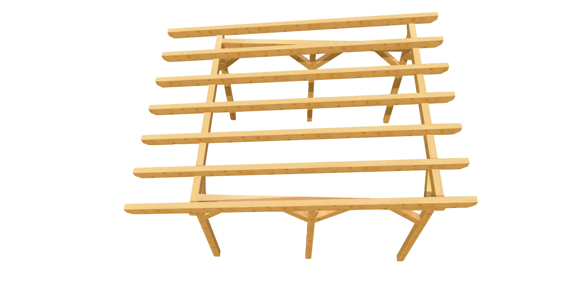 stabile Holzbauweise für optimalen Schutz vor Wetter für Ihre Fahrzeuge.
