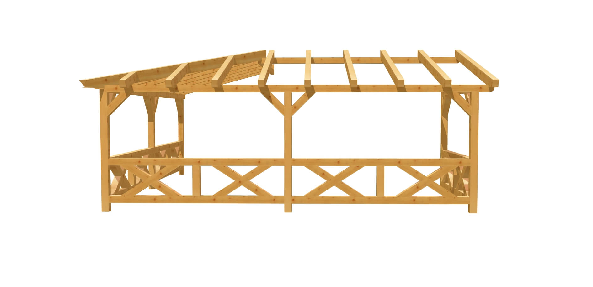 Pergola selber bauen