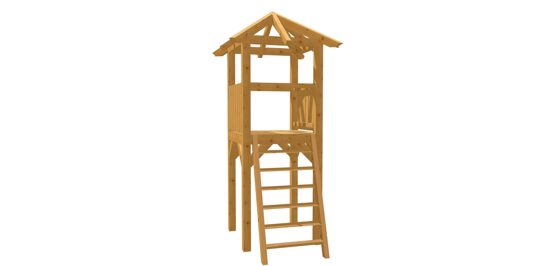 Kinder-Spielturm Holz Bauplan