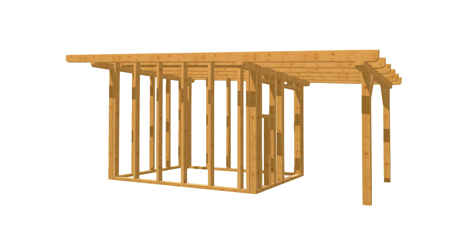 Holz-Gartenhaus im modernen Stil – Perfekte Kombination aus Ästhetik und Funktion.